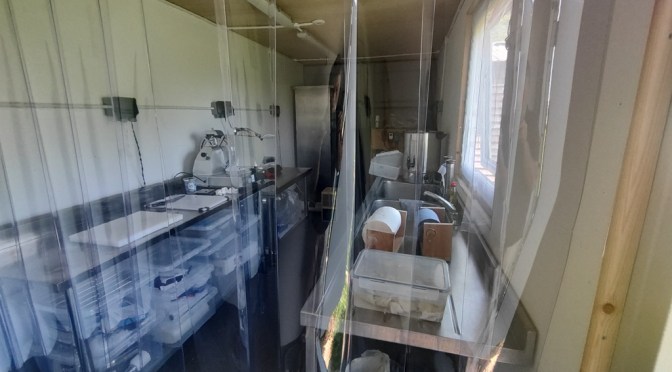 The prep room is up and running